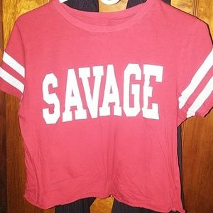 SAVAGE crop top
